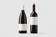 Set Wine Bottles Mockup, a Product Mockup by zpackcreative (Thumbnail 2 of 4)