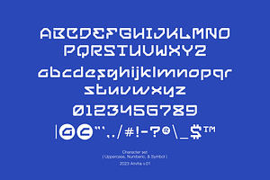 Anvha - Display Font