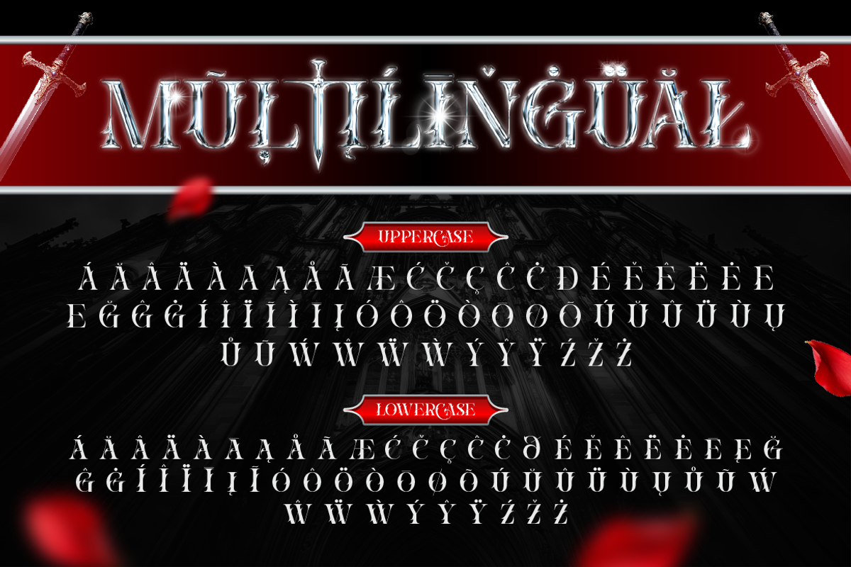Wildtras, a Blackletter Font by Burntilldead (Photo 11 of 12)