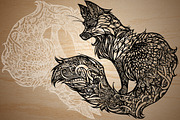 Ornate Fox, an Animal Illustration by Ferntale Art & Design (Thumbnail 2 of 2)