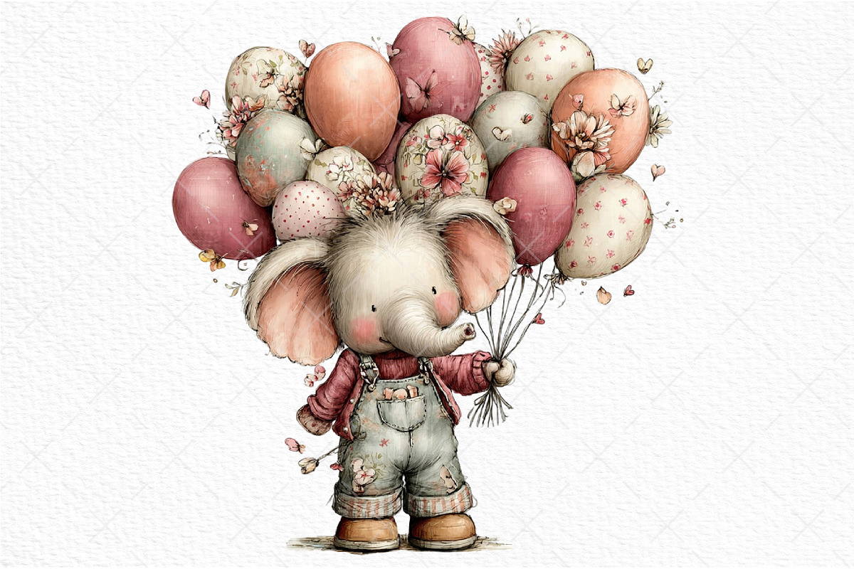 Whimsical Animals Clipart, an Illustration by Craft Nest (Photo 10 of 11)