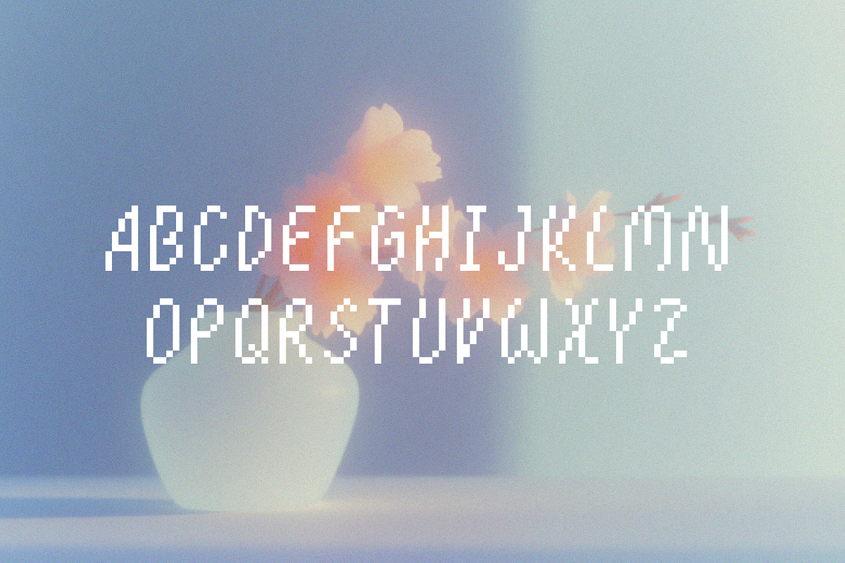 Hikari Byte - Pixel Font, a Sans Serif Font by HipFonts (Photo 6 of 8)