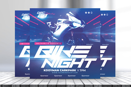 Bike Night Flyer - Square/Instagram