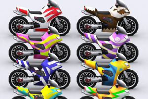 3DRT - Chibii Racers - Sport Bikes