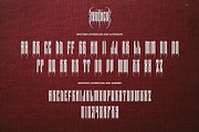 Brother (Blackmetal), a Blackletter Font by Rvq Type Foundry (Thumbnail 5 of 6)