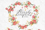 Watercolor spring tulips and mimosa., an Illustration by RushkinaAntonina (Thumbnail 5 of 7)