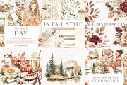 Autumn Mega Bundle 2000+, a Seasonal Illustration by PeDe Designs (Thumbnail 4 of 17)