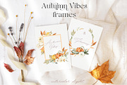 Autumn Vibes. Pumpkins Watercolor, an Illustration by LABFcreations (Thumbnail 11 of 21)