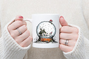 Whimsical Christmas Clipart, an Illustration by designcity5 (Thumbnail 5 of 5)