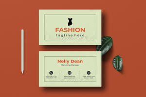 Luxury Fashion Business Card Design, a Business Card Template by MightyDesign