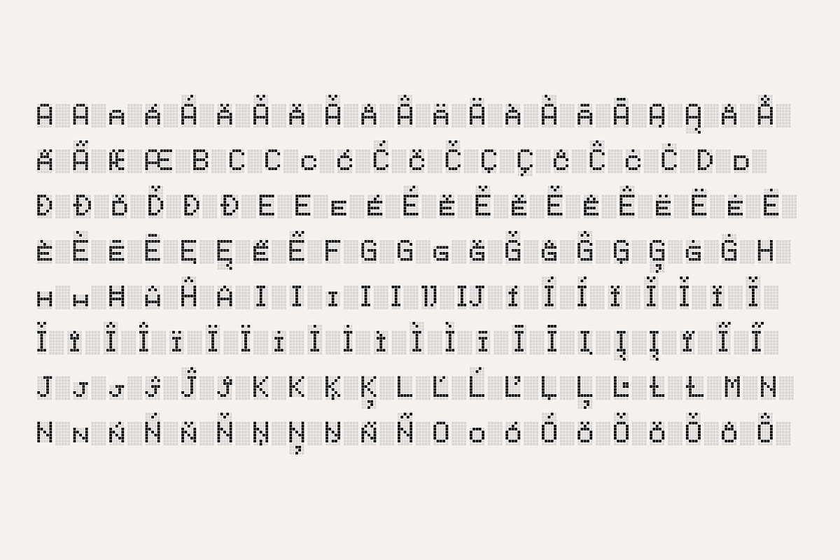 LCD HD44780 - Color Pixel Font, a Font by SelfBuild Type (Photo 13 of 17)