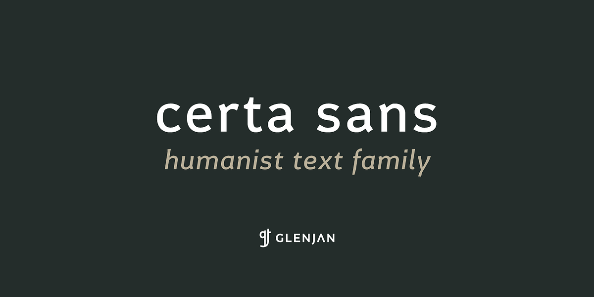 Certa Sans, a Sans Serif Font by Glen Jan (Photo 1 of 10)