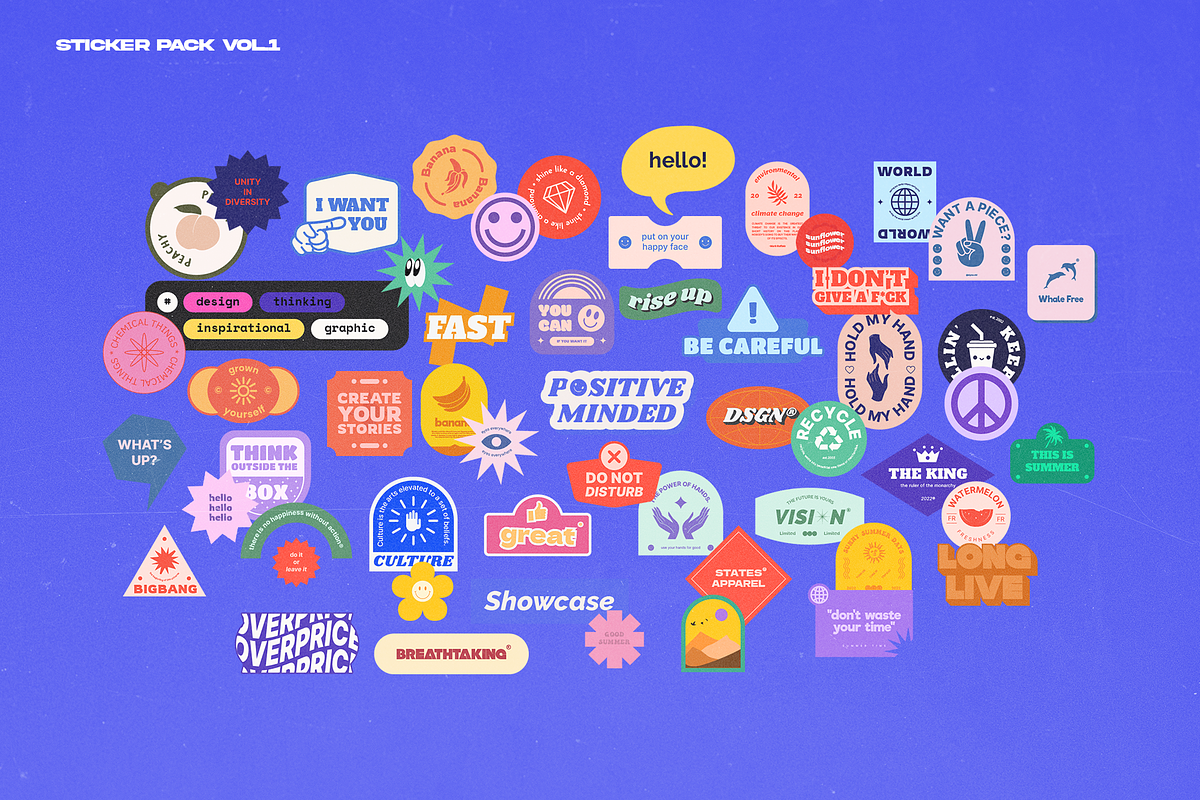 Sticker Pack Bundle, an Object Graphic by Sixtysix Labs (Photo 3 of 14)