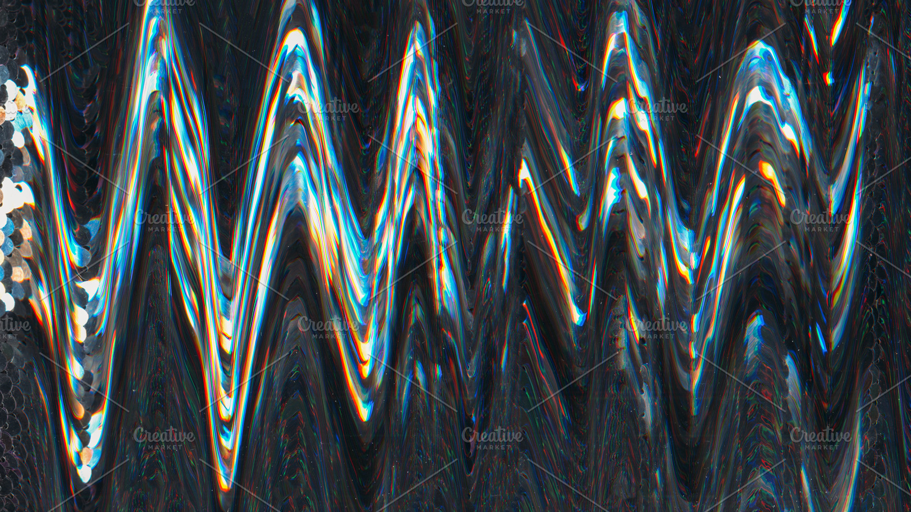 Damaged display digital distortion wave artifact, a Background Photo by Photo Drive Studio
