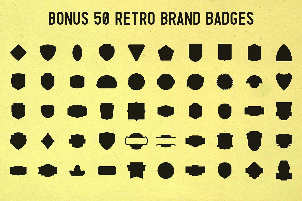 The Retro Brand Font Bundle preview 3