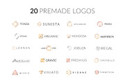 Minimal Geometric Logo Bundle v1, a Branding & Logo Template by buttonpl (Thumbnail 3 of 13)