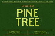 Pine Tree - Hand Drawn Sans, a Sans Serif Font by UppercapType (Thumbnail 1 of 6)