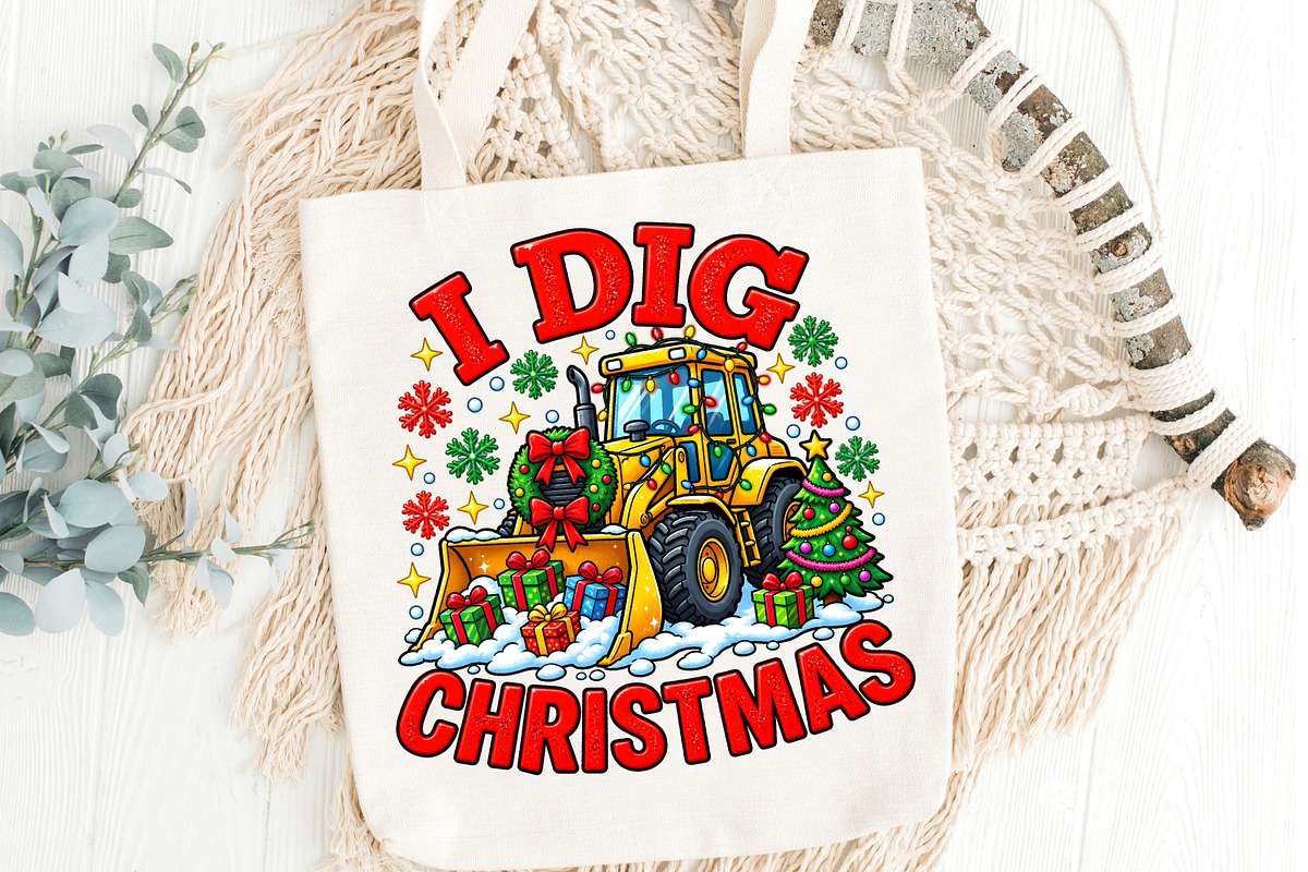 I Dig Christmas Funny PNG Design, an Object Graphic by Zahyl Studio (Photo 5 of 7)