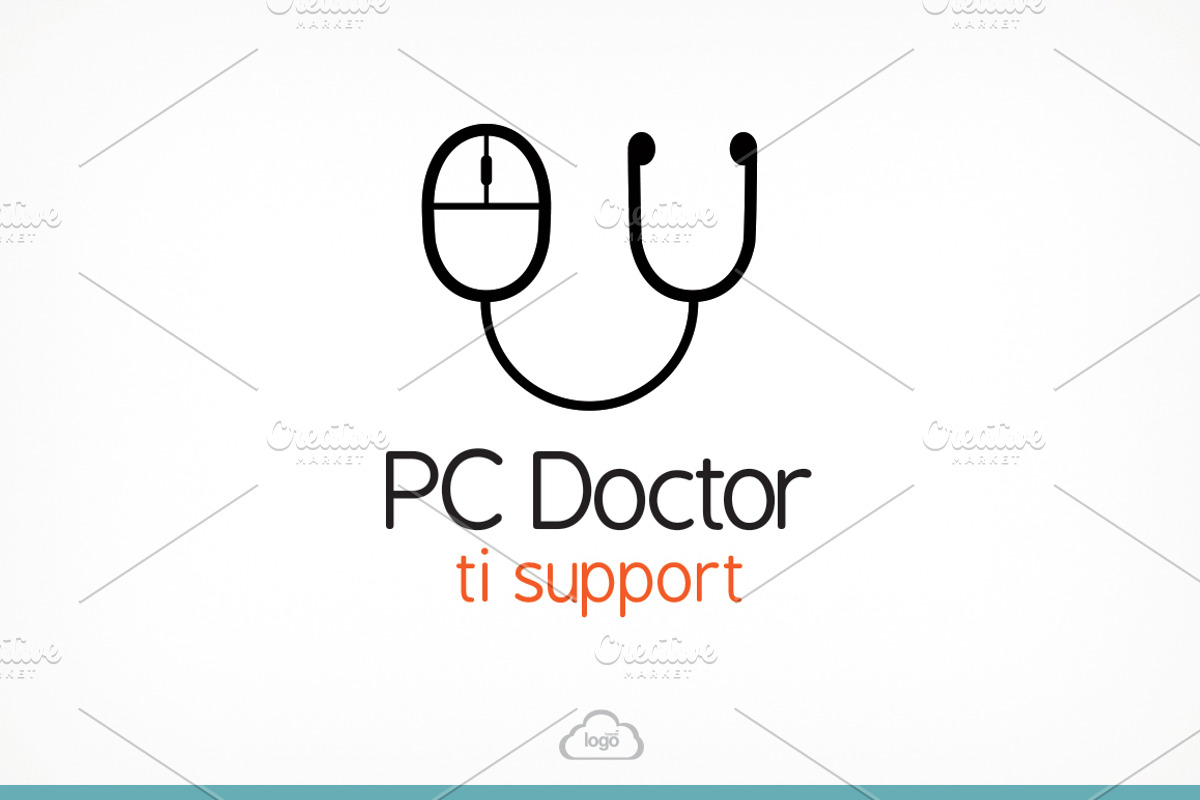 PC Doctor Logo Template, a Branding & Logo Template by Logo Heaven (Photo 1 of 5)