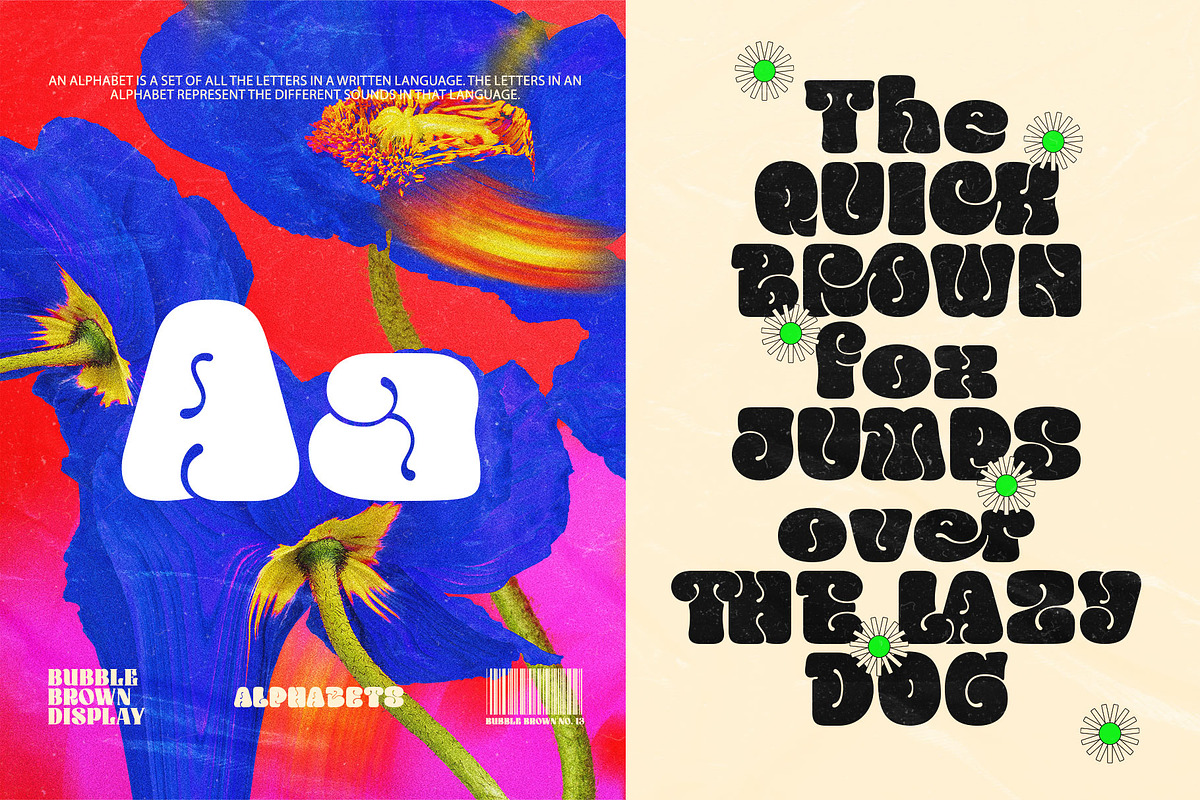 Bubble Brown Typeface, a Symbol Font by alit design (Photo 13 of 23)