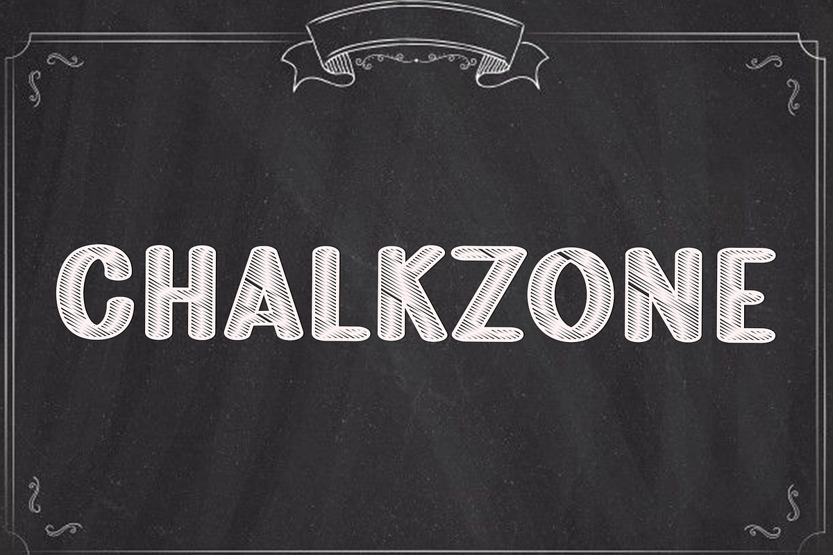 Chalkzone, a Script Font by FreshTypeINK (Photo 1 of 8)