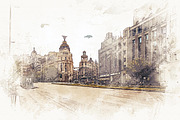 Urban Watercolor Photoshop Effect, a Brushes & More by INTENTFX (Thumbnail 16 of 26)
