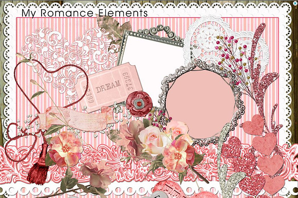 My Romance Clip Art & Element Pack49 preview 4