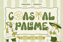 Coastal Palame - Summer Handwritten