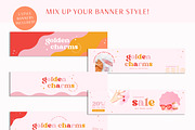 Etsy Shop Kit Bright Boho, a Branding & Logo Template by Macarons and Mimosas (Thumbnail 5 of 9)