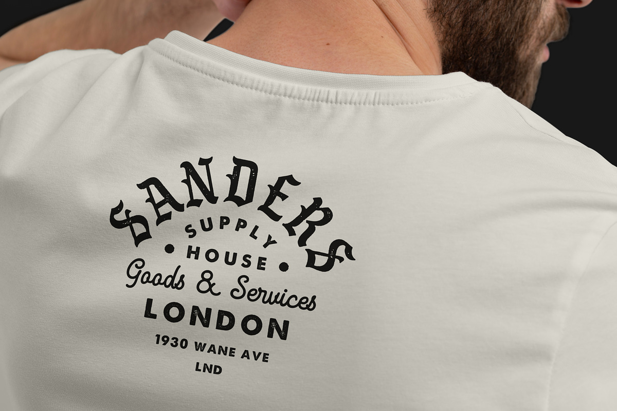 Old School Apparel Designs bundle, a Branding & Logo Template by Davide Bassu (Photo 7 of 15)