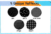 Patterns: Brushes for Procreate, a Brush Add-On by Ray of Light Design (Thumbnail 3 of 4)