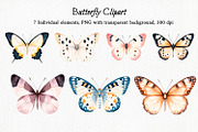 Boho Butterflies Collection, an Illustration by ArtIrisArt (Thumbnail 2 of 9)