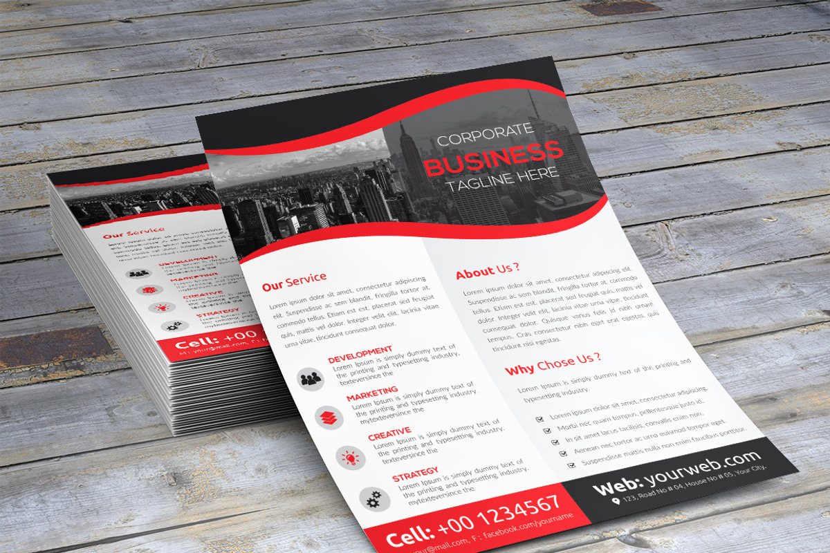 Corporate Business Flyer, a Flyer Template by themexriver (Photo 1 of 2)