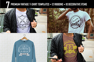 7 T-Shirts + 22 Free Items (50% Off)