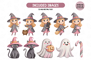 Witchy Halloween Clipart, an Illustration by TatiMockup (Thumbnail 2 of 5)