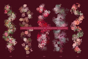Floral and Lace Photoshop Brushes preview 5
