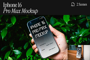 Iphone 16 Pro Max Mockup
