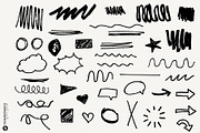 Analog | Hand Drawn Elements Set, a Texture Graphic by Youandigraphics (Thumbnail 15 of 17)