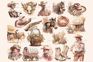 Western Girl Clipart Wild West