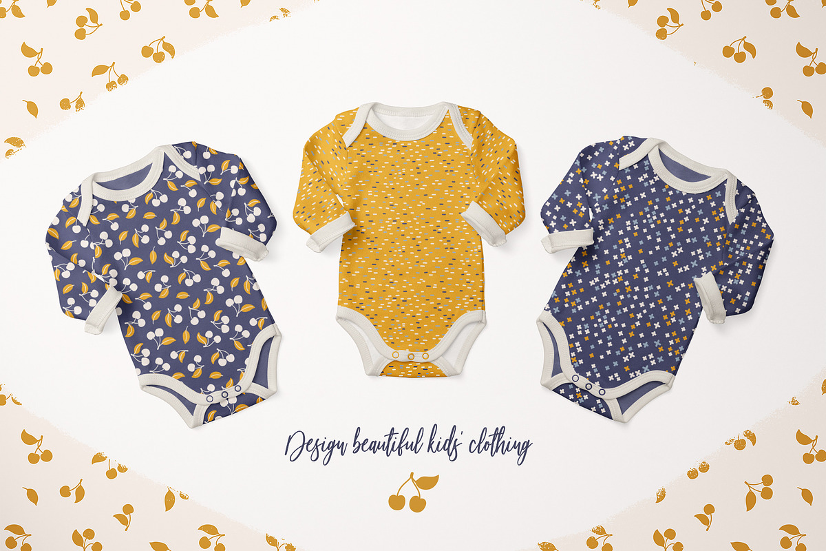 Cherry Orchard. Seamless Patterns, a Pattern Graphic by MagicForestory (Photo 7 of 8)