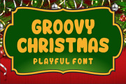 Groovy Christmas, a Font by Limited.studio (Thumbnail 1 of 6)