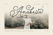 Anabella Monoline Script, a Script Font by Creatype Studio (Thumbnail 1 of 9)