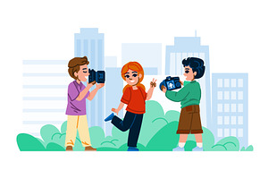 lighting photography hobby kid, a Person Illustration by pikepicture