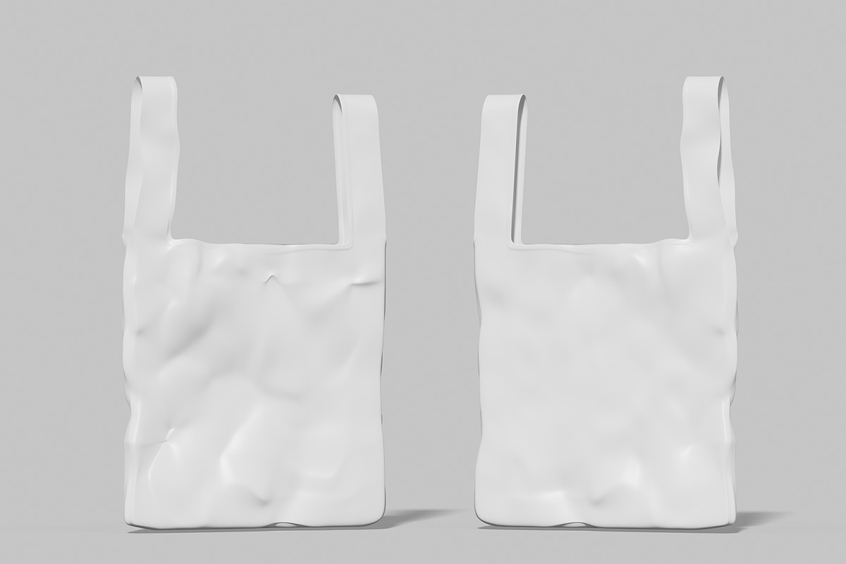Plastic Bag Mockup, a Packaging Mockup by Unerispace (Photo 3 of 5)