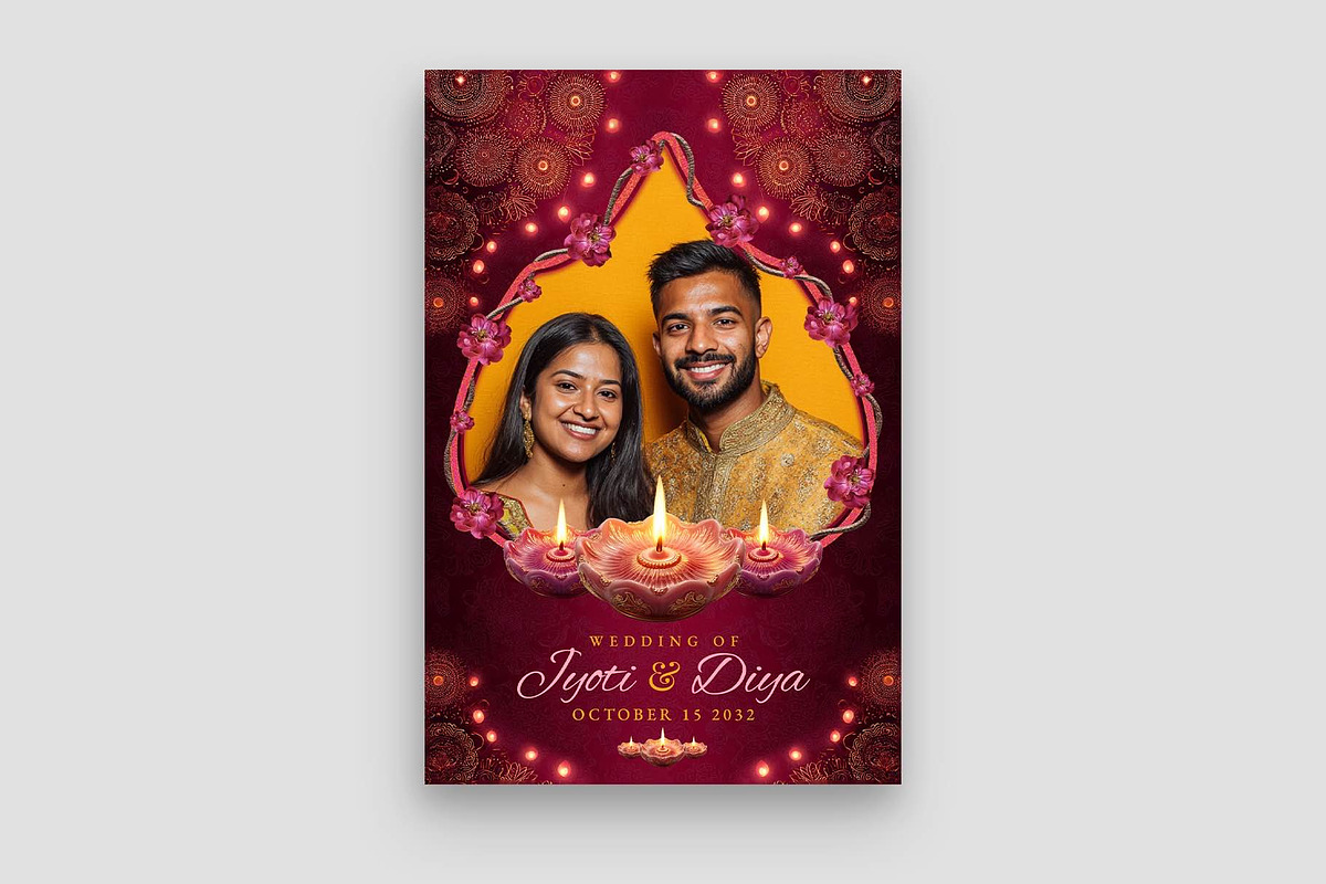 Indian Wedding / Diwali Flyer, a Stationery Template by BrandPacks (Photo 3 of 5)