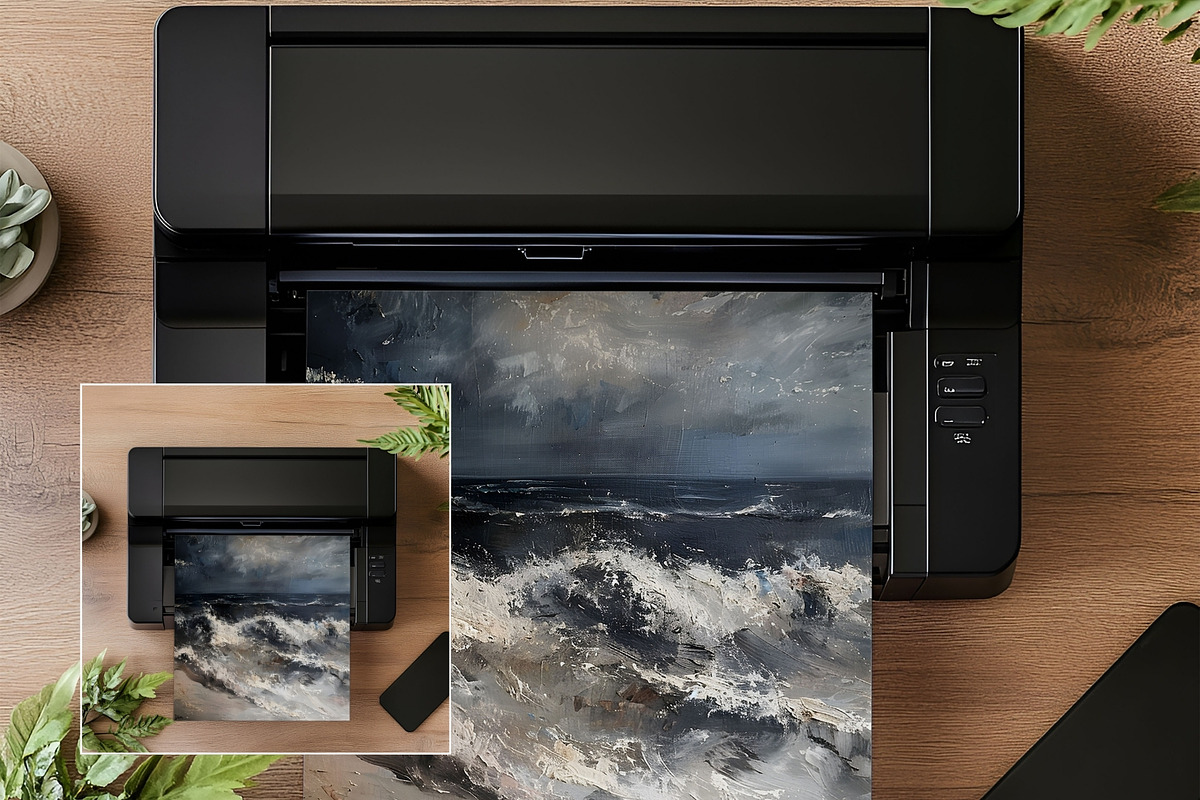A4 Printer Mockup Printables PR-GR-3, a Household Mockup by Callistemon Creative (Photo 8 of 9)