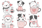 Sweet Dog valentine clipart, an Illustration by Designworld (Thumbnail 4 of 4)