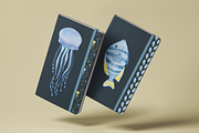 Floating Fish Watercolor Set, a Decorative Illustration by Aurella Art (Thumbnail 4 of 12)