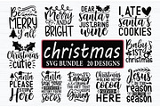 Cute Christmas SVG Bundle, a Graphic by akazaddesign (Thumbnail 1 of 11)