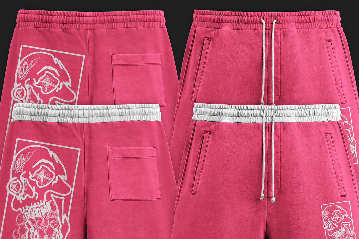 Professional sweatshort mockup psd, a Bottom Mockup by NH graphic (Photo 7 of 7)